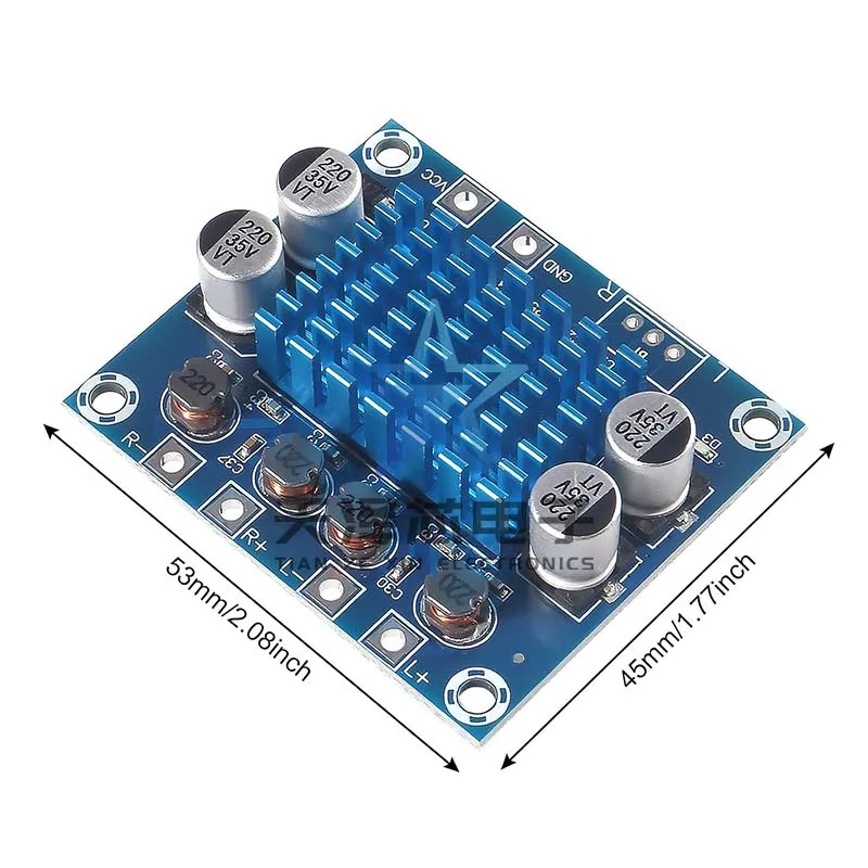 Carte d'amplificateur audio numérique HD régule 3 amplificateur Tech 12V24V carte d'amplificateur à deux canaux 30W Xh-A232