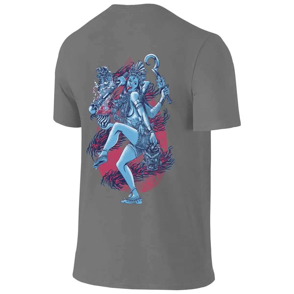 Kali Lengthening Reversible T-shirt Sporty Trendy Anti-Static Cotton Tee
