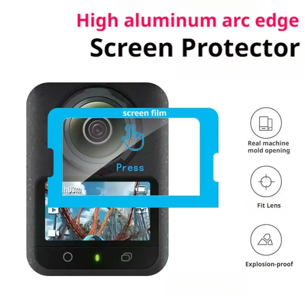 

Screen Protector for dji OSMO360 Tempered Glass LCD Display Film Screen Protective Cover Ultra HD 9H Hardness Scratch Resistant