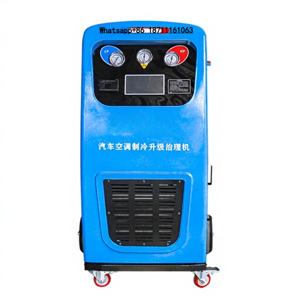 KT-9811 Intelligent Car Air Conditioning Refrigerant Recovery Machine with DC Power Supply and Metal Construction