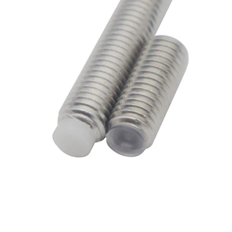 M3 Soft Glue Plastic head Grub Set Screw With Column Bolt Shock-absorbing Screws 3-25mm Length