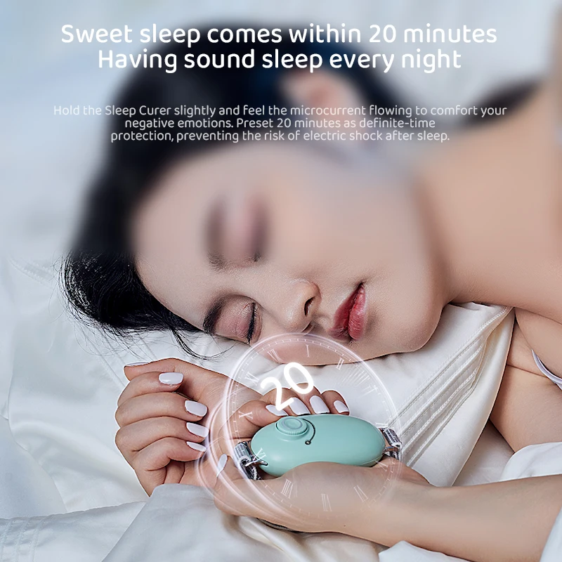 CES Portable Anxiety Relief Device Handheld Sleep Aid Watch Microcurrent Insomnia Hypnosis Smart Health Sleep Deeply For Travel