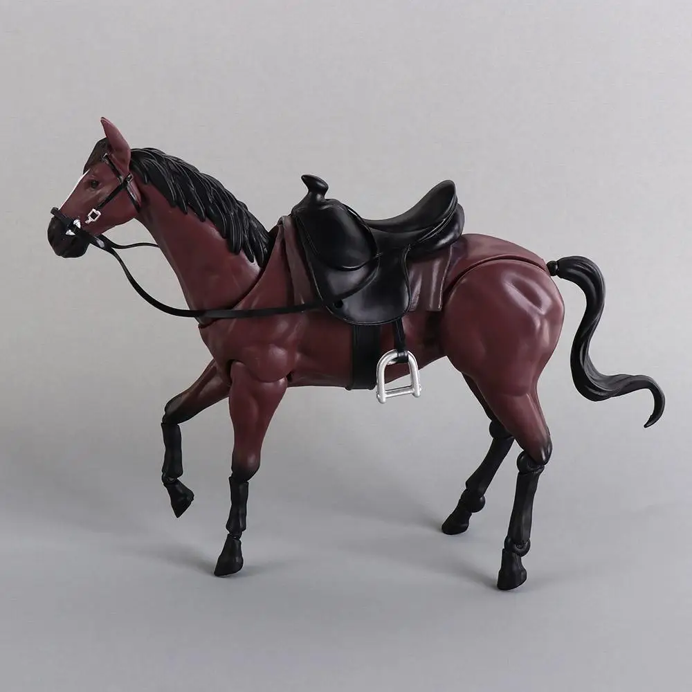 PVC ม้าเฟอร์ไรต์ Action Figure Movable Multi-Jointed ม้าศิลปินภาพวาด DIY ตุ๊กตา Mini ขนาด Horse Figurine