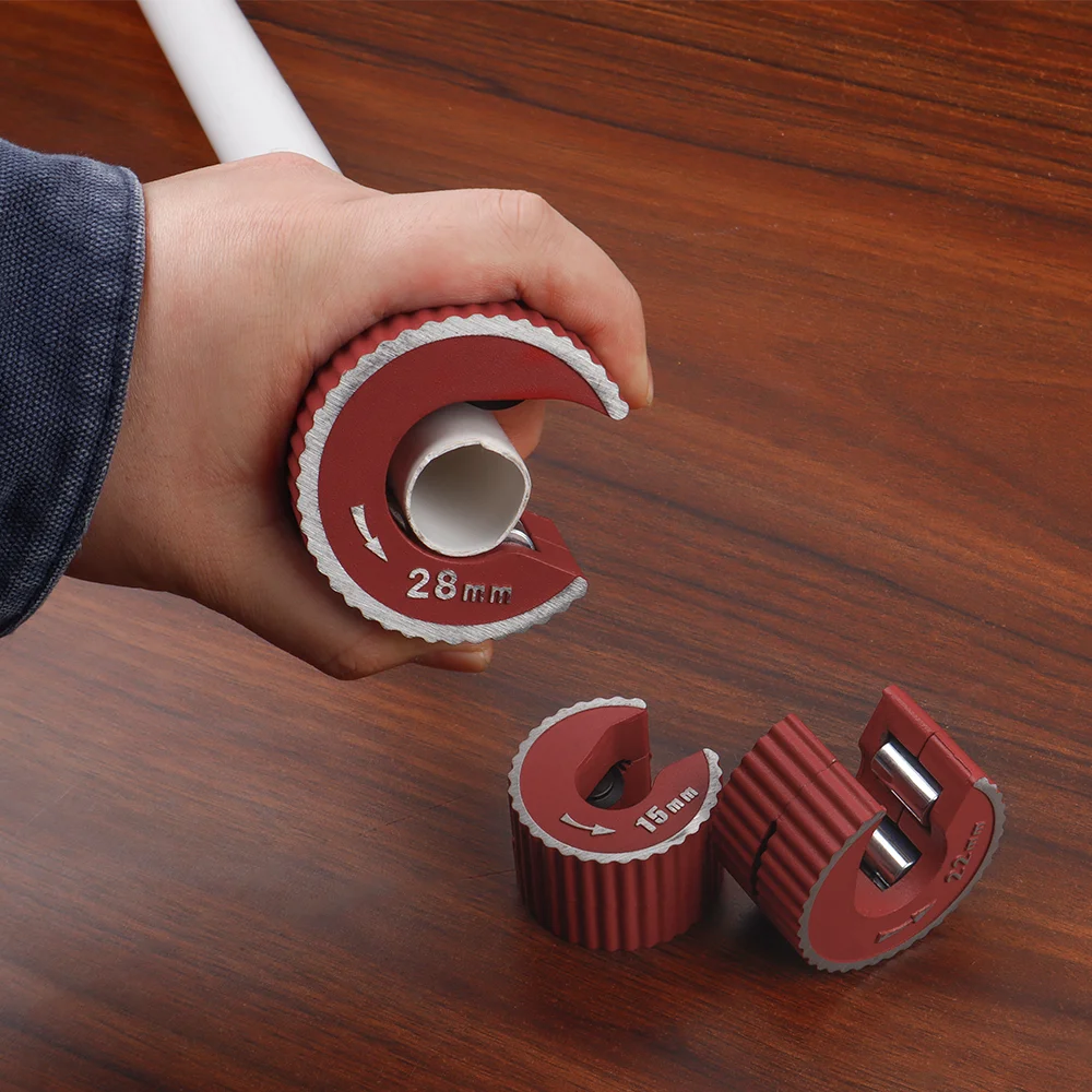 Professional Mini Pipe Cutter Tool, Round Self-Locking Tube Cutter for Copper/Aluminum/PVC Pipe, 3 Sizes, for Plumbing & Repair view 5