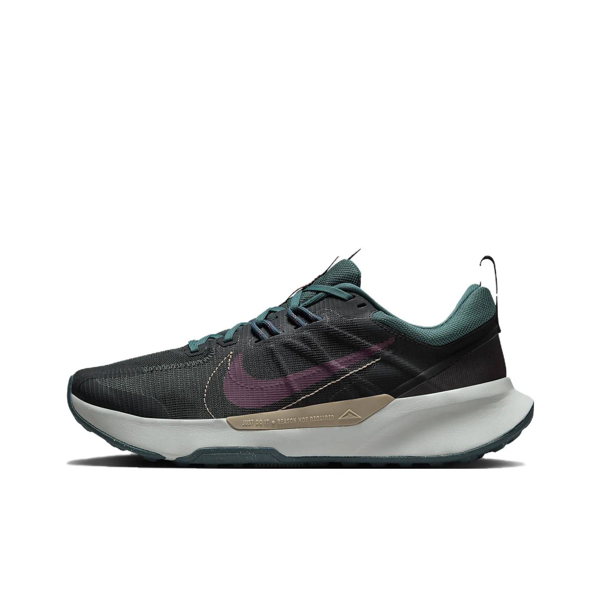 Nike Juniper Trail 2 Abrasion Resistant Breathable Low top Running Shoes Men's Black Green DM0822-006