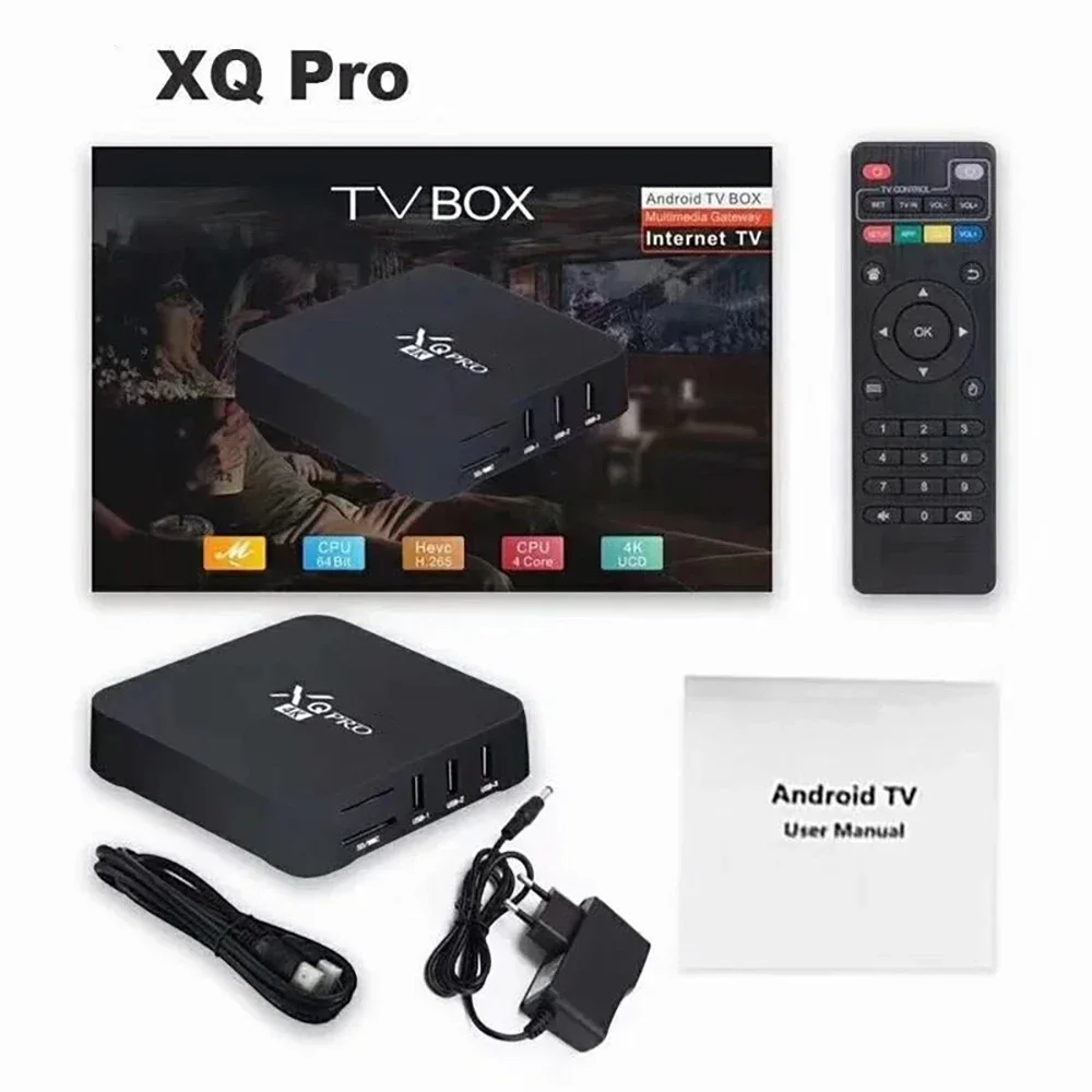 Dispositivo de TV inteligente, decodificador con Android, WiFi Dual, 1GB de RAM, 8GB de ROM, reproductor multimedia 3D de Youtube, 4K, versión Global