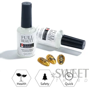 15ml removedor mágico prego explosão gel polonês rápido embeber fora desengordurante limpador uv semi-permanente verniz empurrador manicure ferramentas ly1038 4 principais vendas armação de oculos para jovens - №2