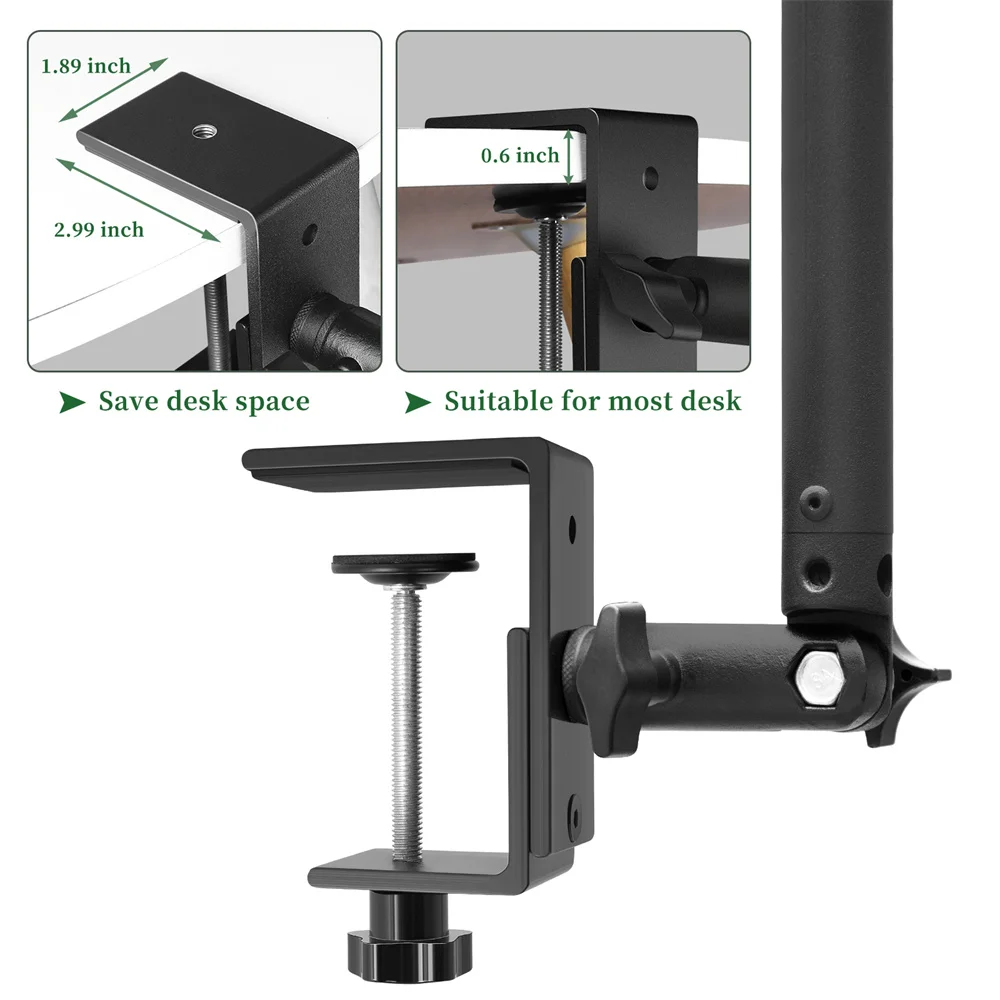 Desk C Stand Tripod Standing Monitor with 1/4