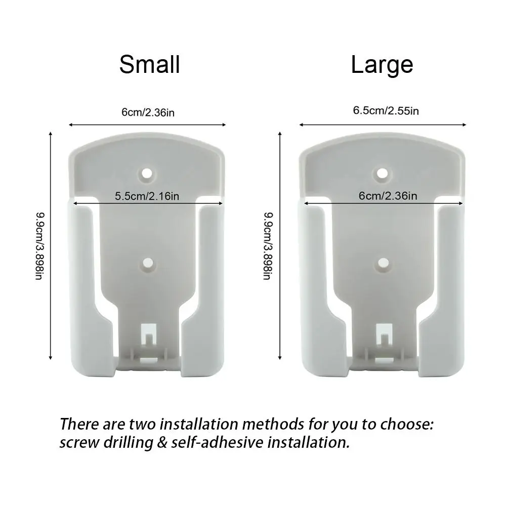 1Pcs Wall Shelf Remote Controller Bracket Air Conditioner TV Phone Charging Wall Mount Holder Holeless Installation Universal view 6