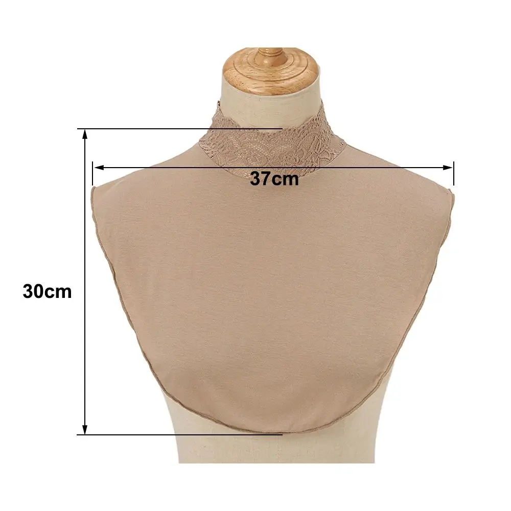 Fashion High Collars Fake Collar Elastic Detachable False Collar Warmer Solid Color Turtleneck Neck Cover Autumn Winter