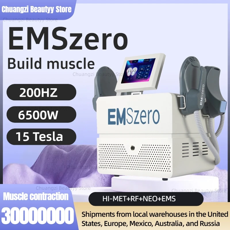 6500W 15 Tesla EMSZERO RF Muscle Stimulate Fat Removal Body Slimming Butt Build Sculpt Machine EMS EMSzero Weight Lose Abdomen