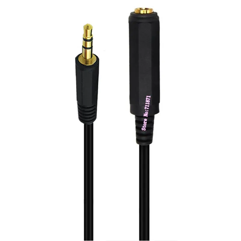 Mono TS 3.5 Male to  6.35 Female Adapter Cable Line Stereo TRS 3.5mm Male to 6.35mm Female Aduio Cord Wire 6.35 F 3.5 M Cable