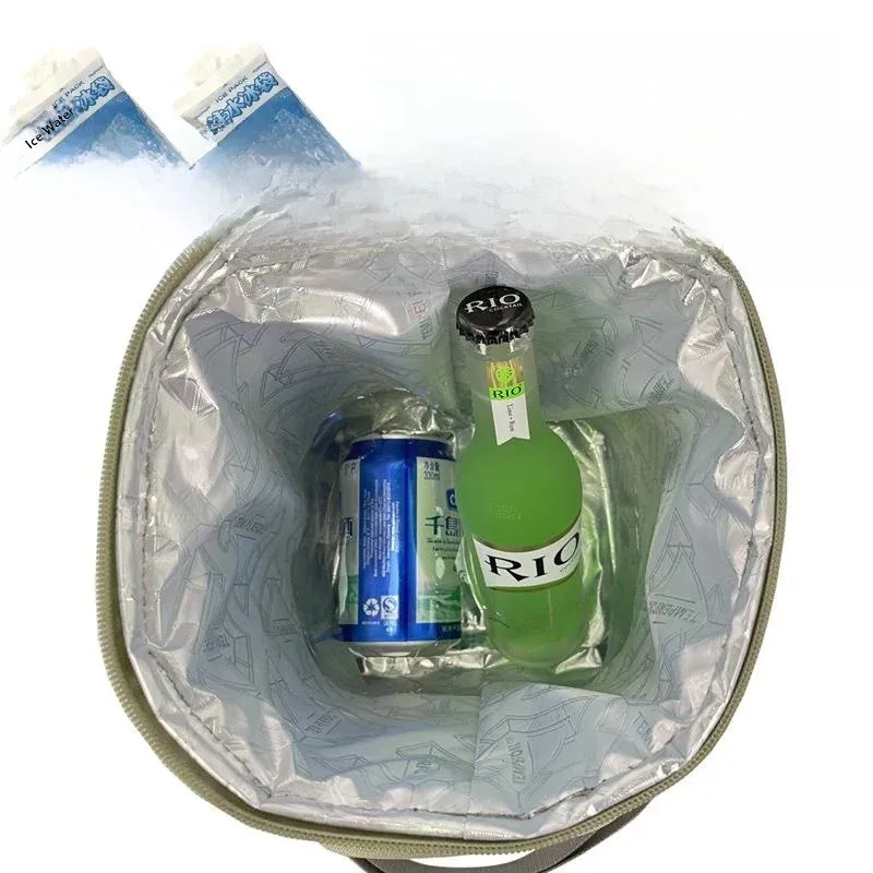 Large Size round Korean Style Lunch Box Bag F75ST77M Storage Bucket Bag for Kitchen Storage And Organization