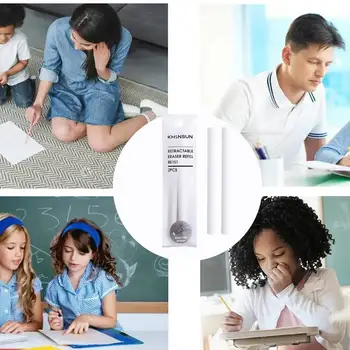 Gomme rétractable mignonne pour l'écriture au crayon, facile à tenir et à utiliser, efface avec un nettoyage de précision