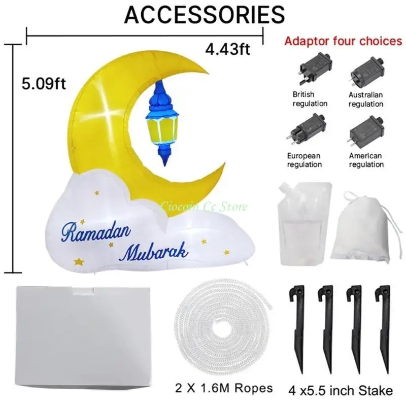 X90F festives atmospheres Inflatable  ramadans Decoration Designed for Outdoor celebration with Simple Inflation
