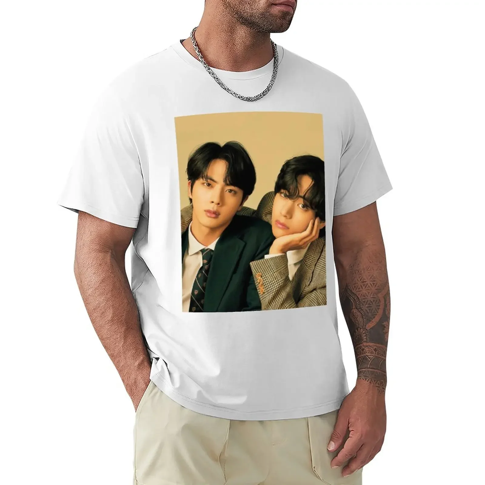 

TaeJin T-Shirt new edition tops vintage mens clothes