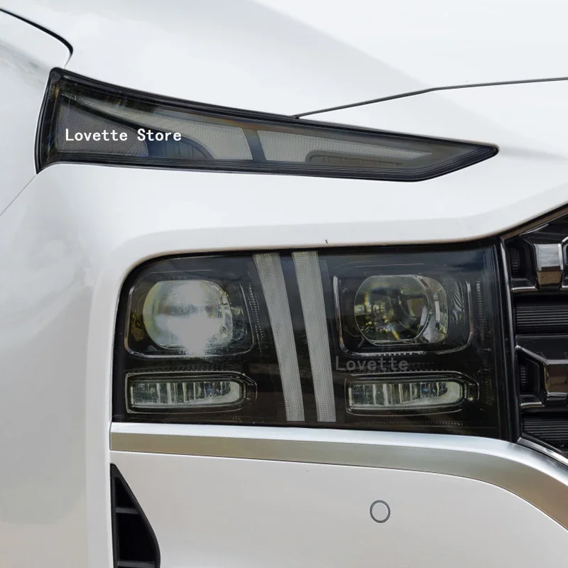 

Protective Film For Hyundai Santa FE 2015-2017 Accessories Car Headlight Front Lamp Restoration Transparent Black TPU Sticker