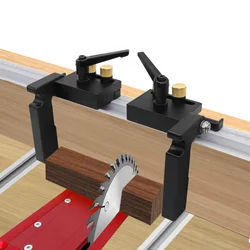 Miter Track Stop - Woodworking T Slot Track Sliding Stopper Miter Flip Limiter for Saw Table Router Benches