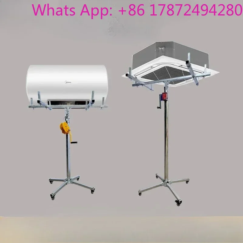Air Conditioning Installation Lifter, Inner Unit, Air Duct Lift, Hanging Cabinet, Hand Crank, Electric Lifting Support
