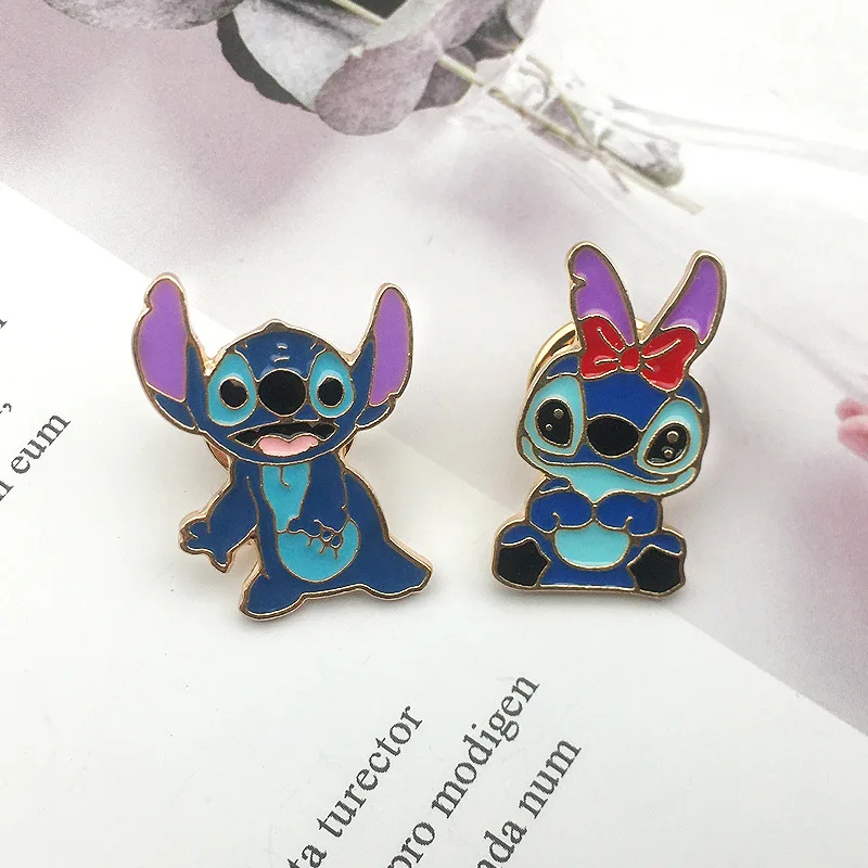 Cartoon Figure Enamel Pins for Backpack Accessories Cute Mickey Badges Winnie the Pooh Donald Duck Brooch Jacket Pins