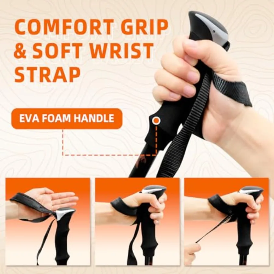 Adjustable Trekking Poles 2
