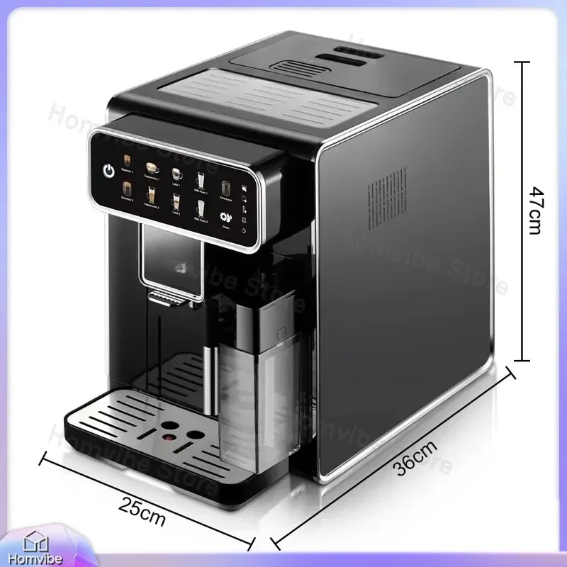 

15 Bar Espresso Machine with Milk Frother Automatic Coffee Maker for Home Office Kitchen Stainless Steel Coffee Making