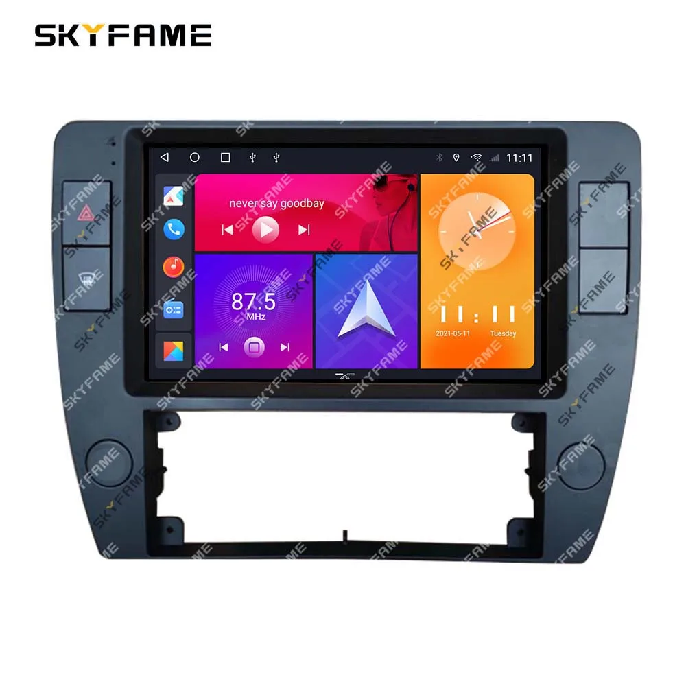 Skyfame Car Frame Fascia Adapter Decoder Android Radio Audio Dash Fitting Panel Kit Voor Vw Volkswagen Passat B5