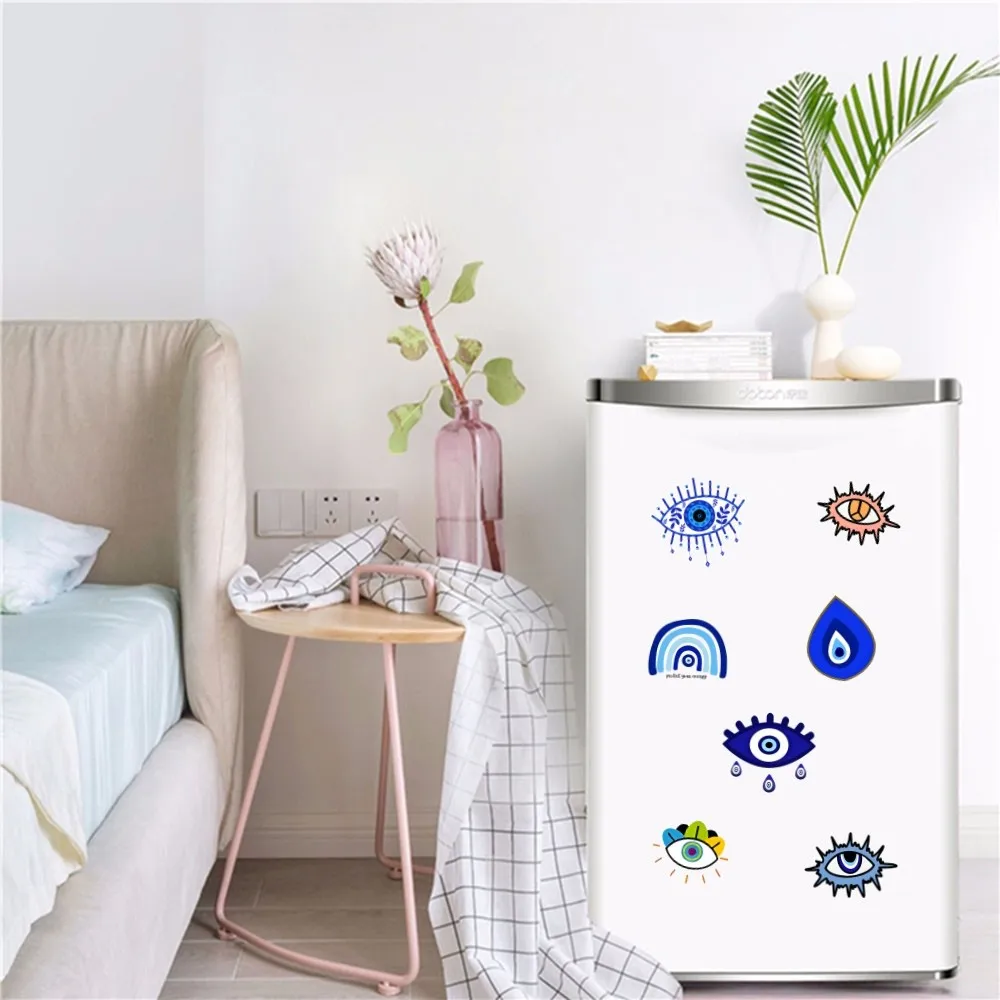 9/20/50Pcs Turkish Evil Eye Graffiti Stickers Personality Graffiti Sticker Toy Skateboard Computer Refrigerator Desk Decoration