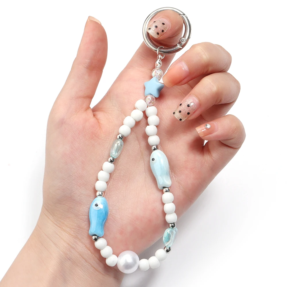 10 قطعة حبات الأسماك الصغيرة السحر فاصل السيراميك فضفاض الخرز لصنع المجوهرات سوار ذاتي الصنع قلادة أقراط لوازم اكسسوارات #4