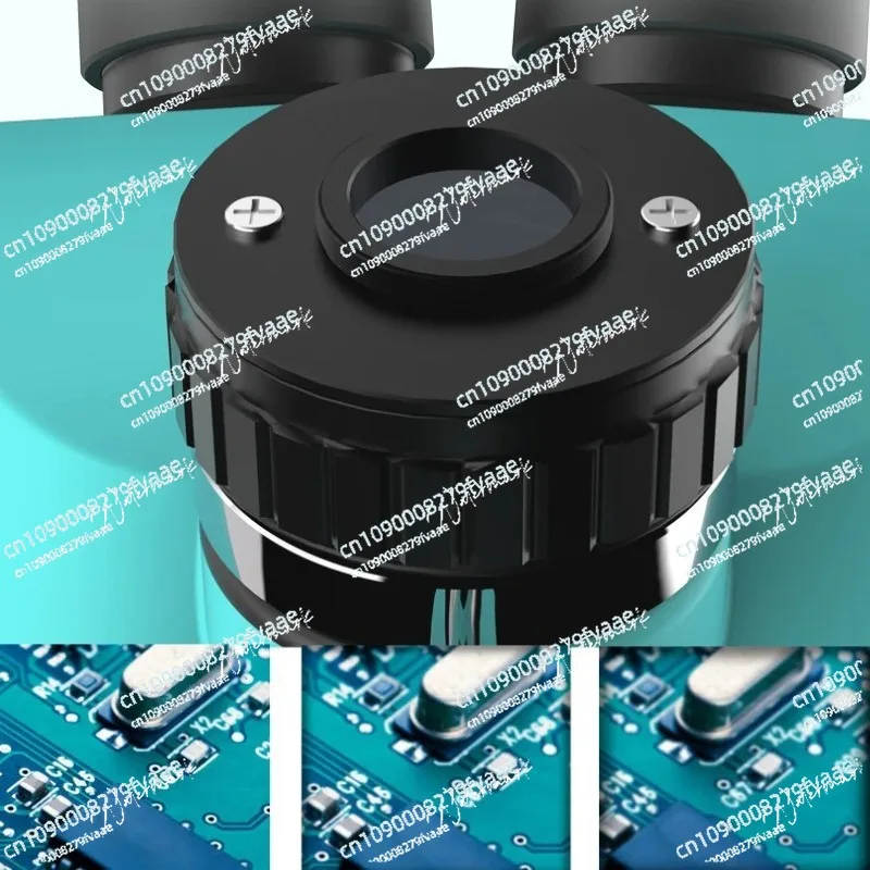 RF4-7050TV مجهر عدسة ستيريو ثلاثي العينيات HD المجهر التكبير المستمر إصلاح الهاتف المحمول المكبر