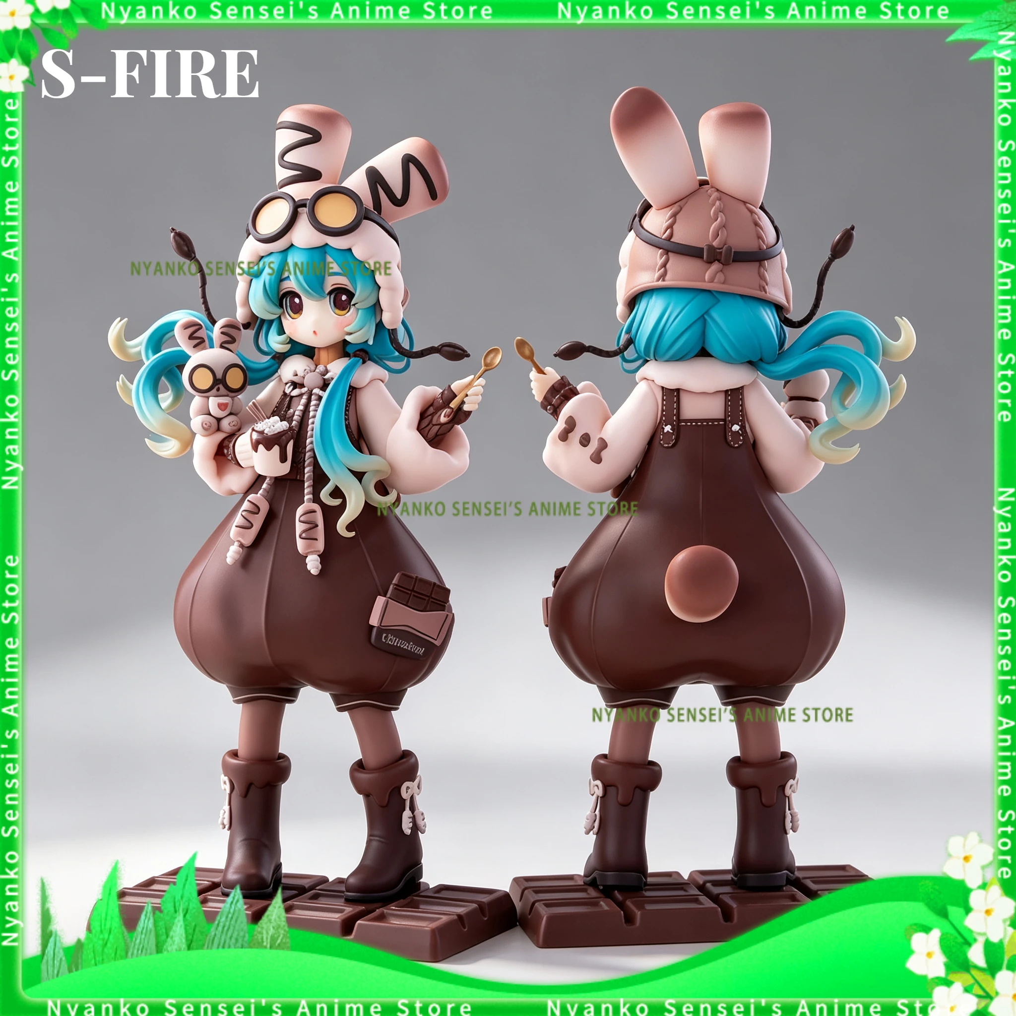

In Stock S-FIRE Hatsune Miku Marshmallow Hot Cocoa Figure 22cm PVC Desktop Anime Model Trendy Toys Doll Gift Collectibles