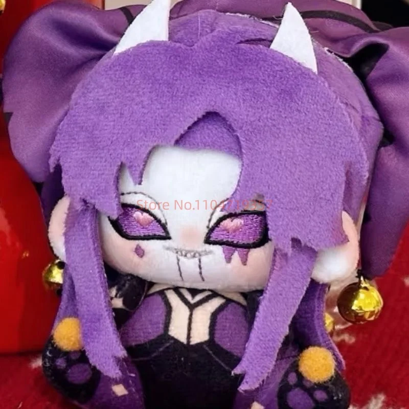 10cm The Freak Circus Pierrot Plush Doll Keychain Keyring Cosplay Plush Stuffed Cute Model Toys Doll Body Cartoon Props Gift