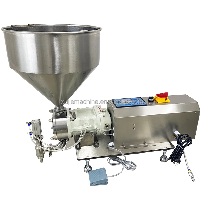 

Rotor Pump High Filling Volume 5-50000ml Paste Chocolate Chili Sauce Butter Fill Machine
