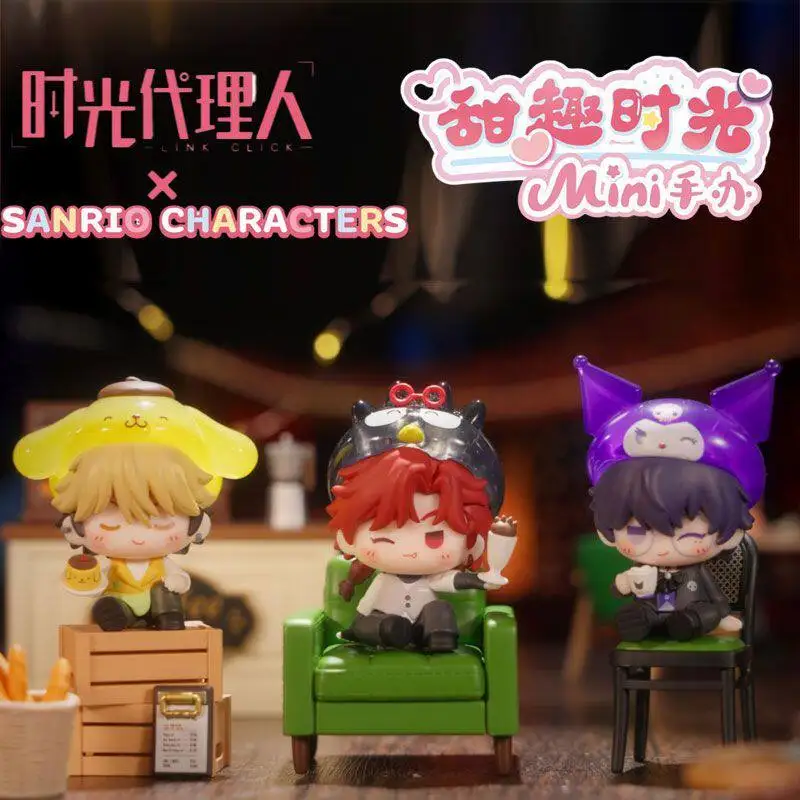 Link Click X Sanrio Sweet Time Mini Mystery Blind Box Gifts Toy Model Anime Figures Collect Ornaments view 5