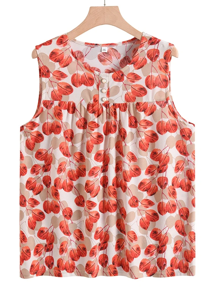 سترة صيفية من الحرير الجليدي فضفاضة تناسب سترة نسائية خفيفة الوزن لمتوسطي العمر والأمهات تغطي البطن...