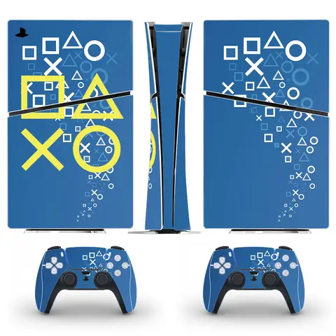 Klistermärkesfolie för PS5 Slim Digital-konsolskinnet Skyddande dekalfodral för PS5 Slim Digital-kontroll 10 best sales PS5 Digital Skin - №3