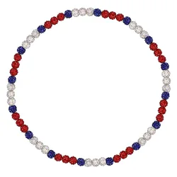 Baseball Necklace for Men Boys Cool Gift Bling Baseball Necklace Rhinestone Clay Beaded Baseball Players Lovers Inspired Jewelry