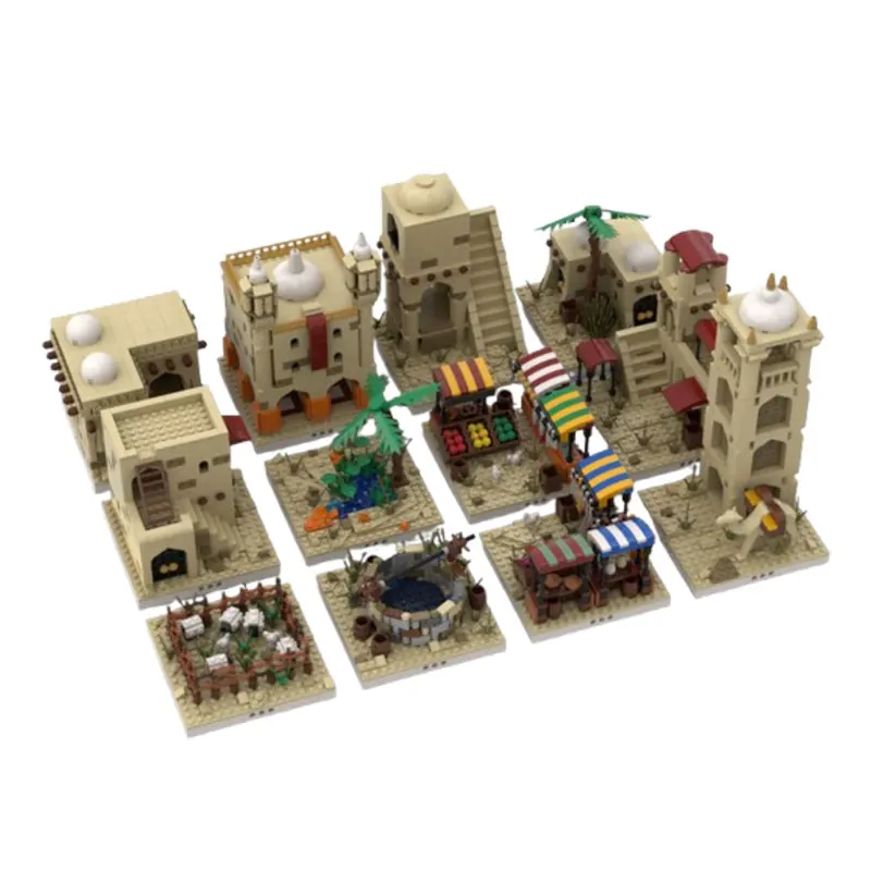 Blocchi di costruzione di assemblaggio di piccole particelle MOC-32630 3957 pezzi di costruzione modulare giocattolo modello tridimensionale regalo puzzle