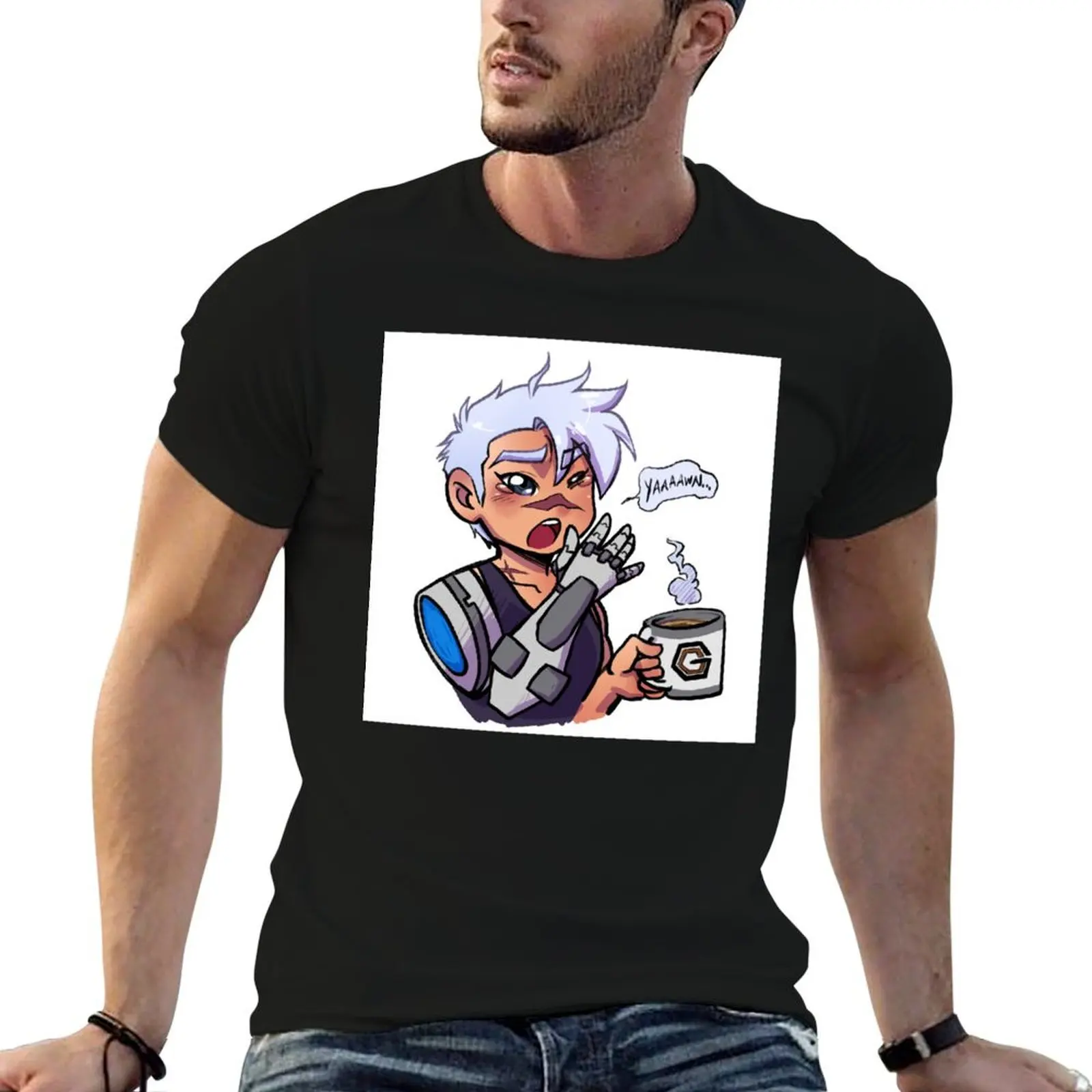 Sleepy Shiro T-Shirt oversized t shirt vintage t shirts anime shirts men