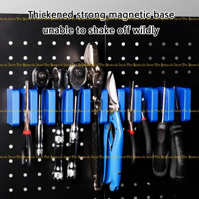 12PF Heavy Duty Storage Rack For Garage Tools Wrench Pliers Screwdriver Wall Mounted Sturdy ABS Design