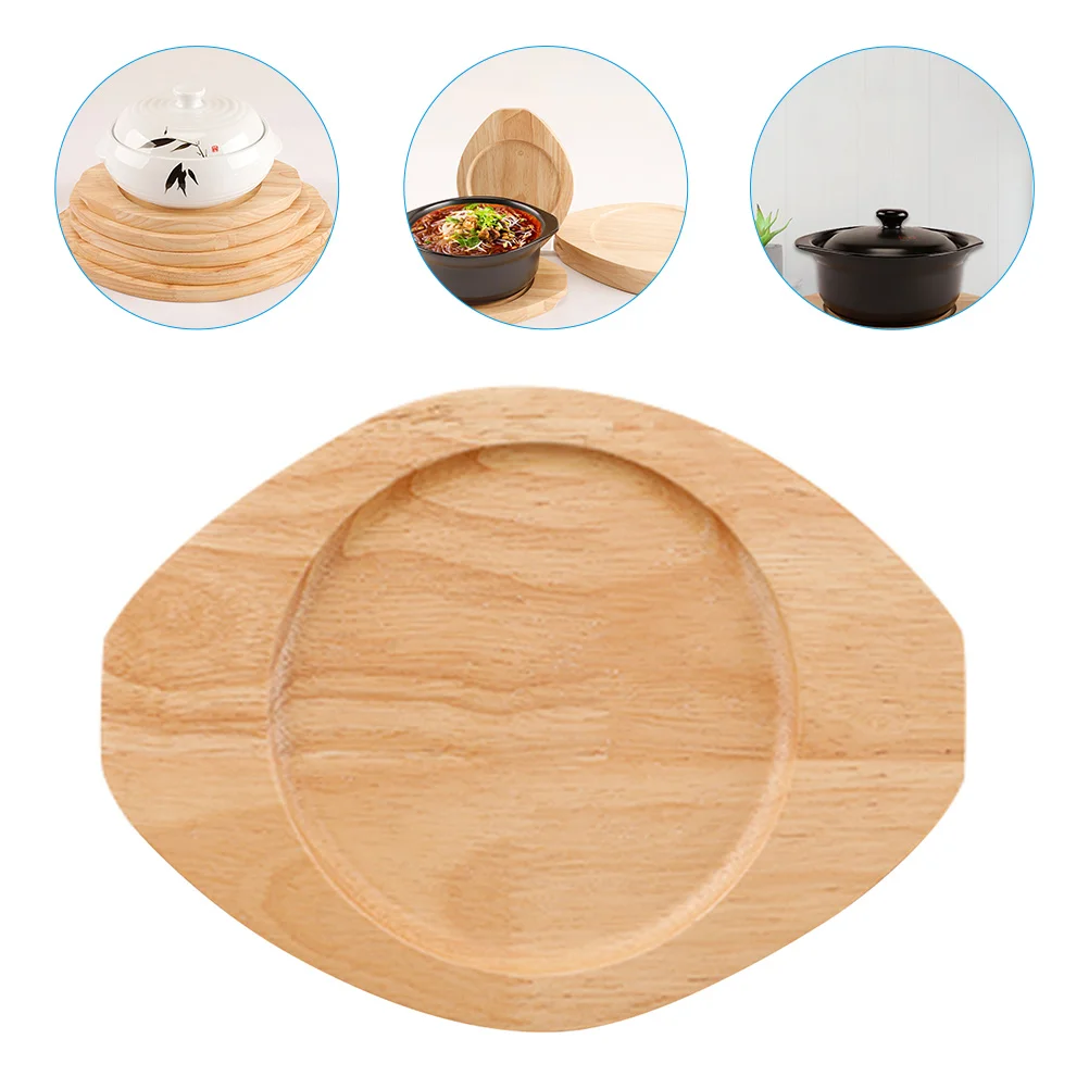 

Wooden Heat Resistant Table Mat Household Pot Holder Cushion Multi-Function Kitchen Accessory Sturdy Desktop Mat For Bowl