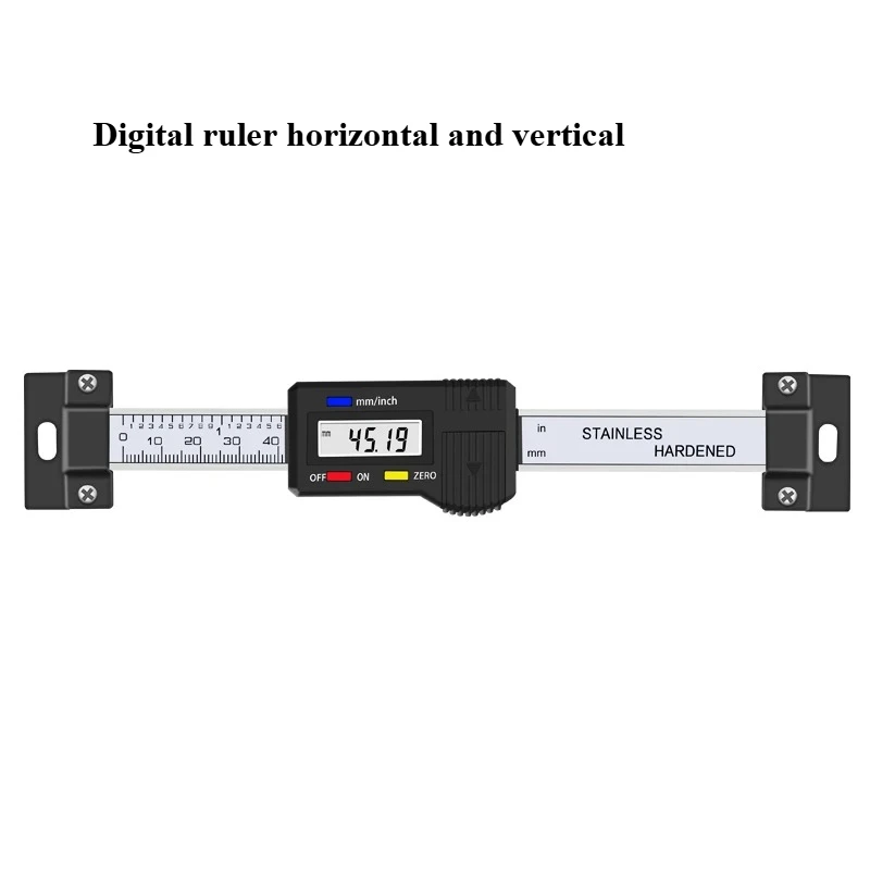 High Precision Horizontal Displacement Grating Ruler Stainless Steel Vernier Electronic Digital Caliper