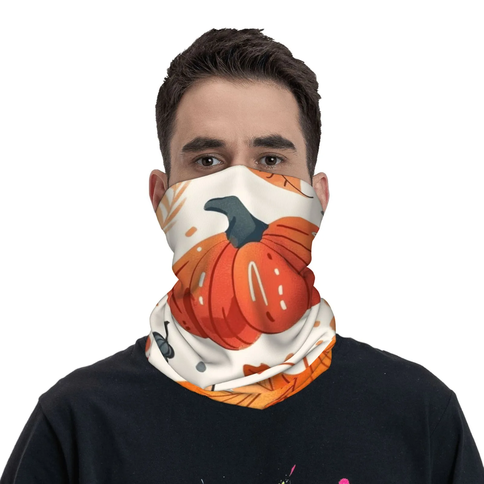 Очаровательная осень — вдохновленный милым тыквенным узором, настраиваемыми высококачественными гетрами на шею — очень мягкими и дышащими для путешествий на открытом воздухе Очаровательная осень — вдохновленный милым тыквенным узором, настраиваемыми высококачественными гетрами на шею — очень мягкими и дышащими для путешествий на открытом воздухе