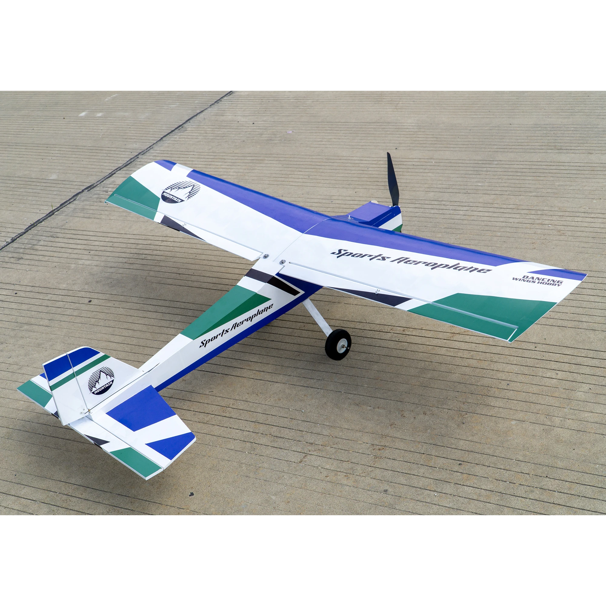 AEO BIGBLUE 1800mm Wingspan Balsa Wood RC Airplane Laser Cut Kit Training Tow Plane Fixed Wing Model Aircraft Electric Gas Power - view 4