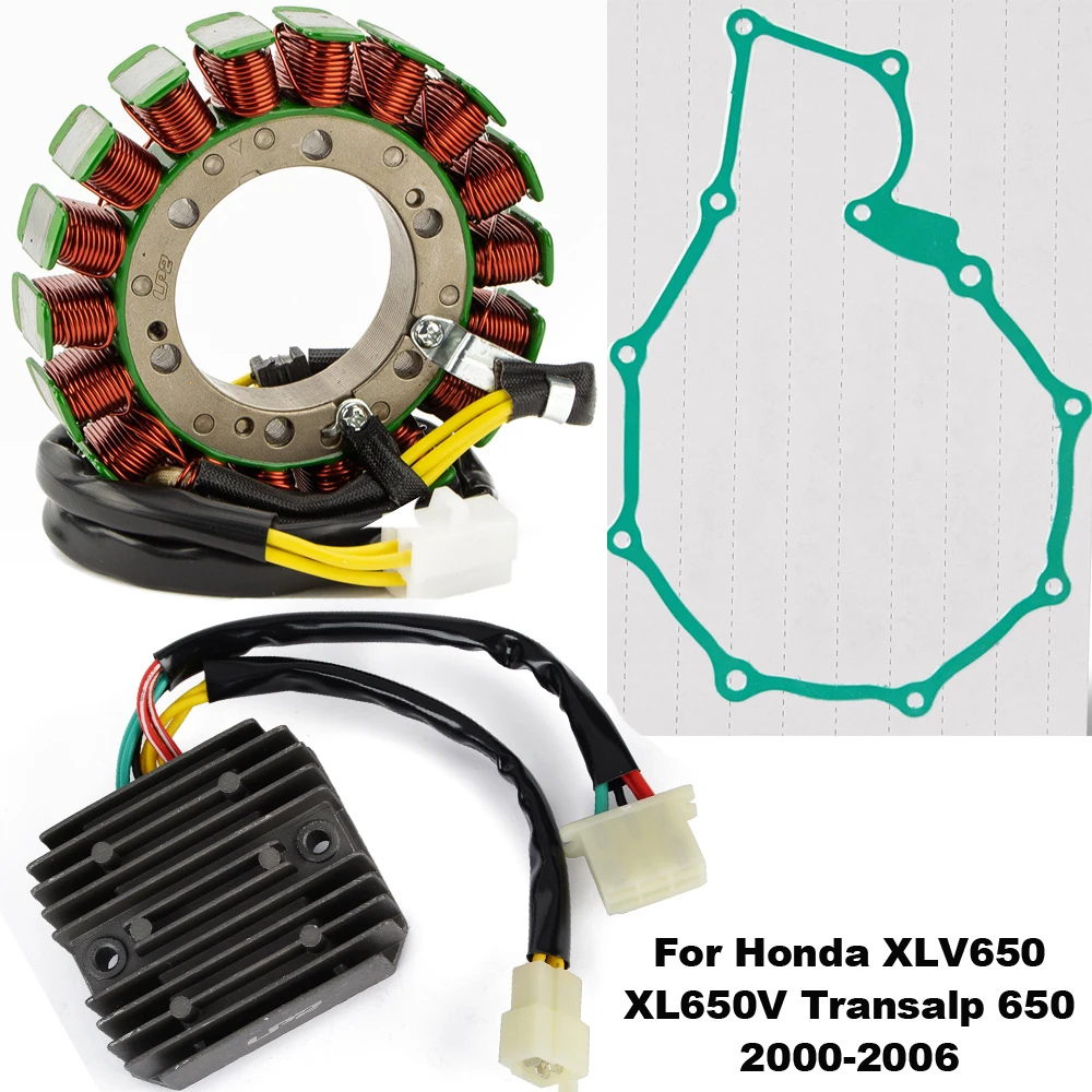 Motorcycle Regulator Rectifier Stator Coil Gasket For Honda XRV650 XRV 650 Africa Twin RD03 1988-1989