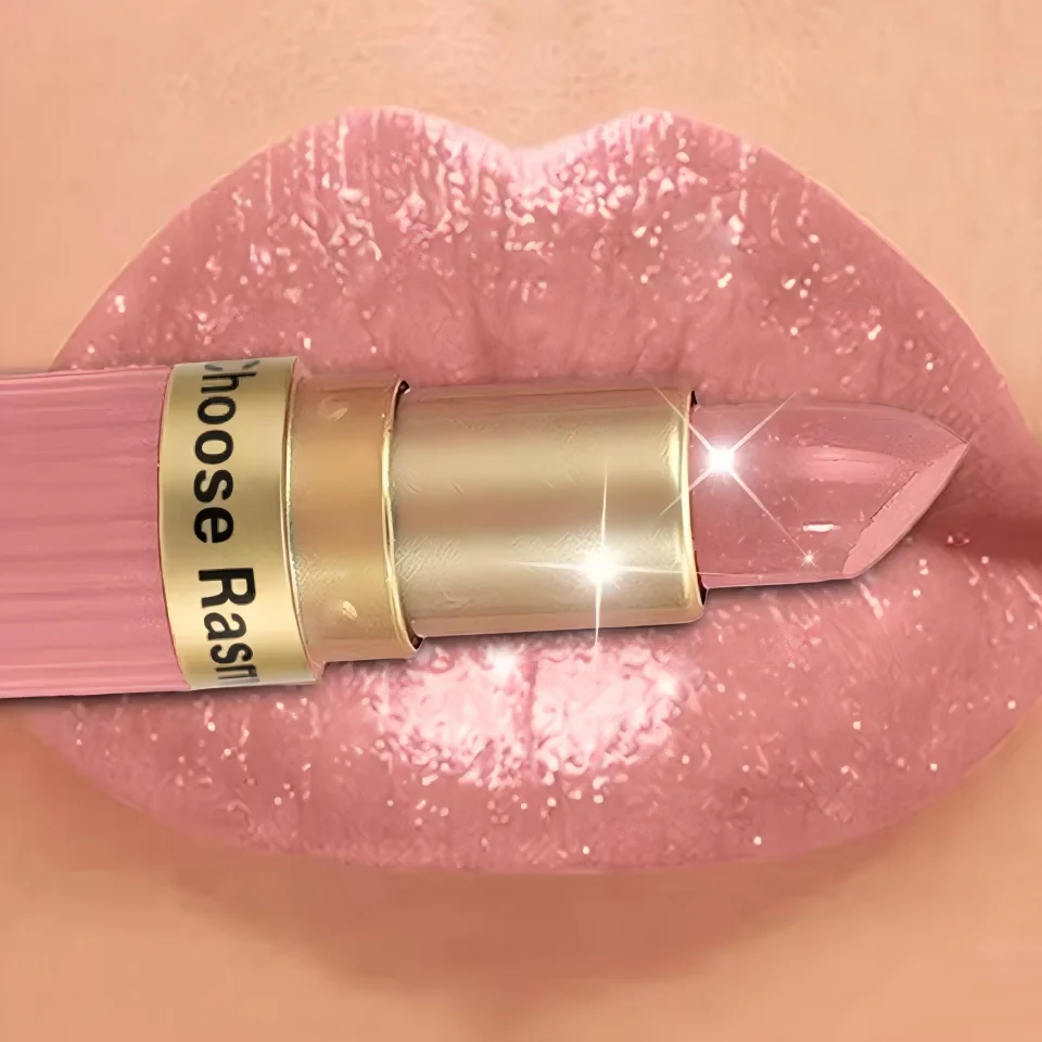 6/pieces Pink Glitter Velvet Lipstick Metallic Waterproof Long Lasting Matte Shimmer Diamond Lipstick Women Makeup Cosmetic