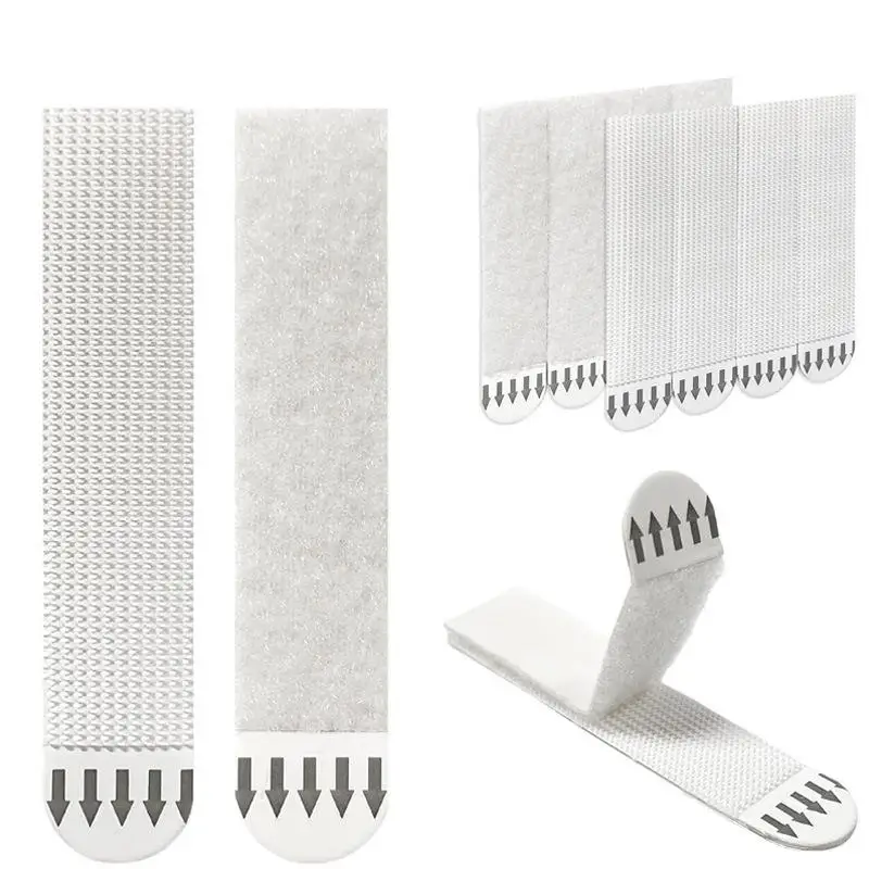 4/12pcs Tape Double Sided Strips Adhesive Hanging Mounting Picture Wall Stickers Sticky Removable Duty Heavy Pads Sticker Poster