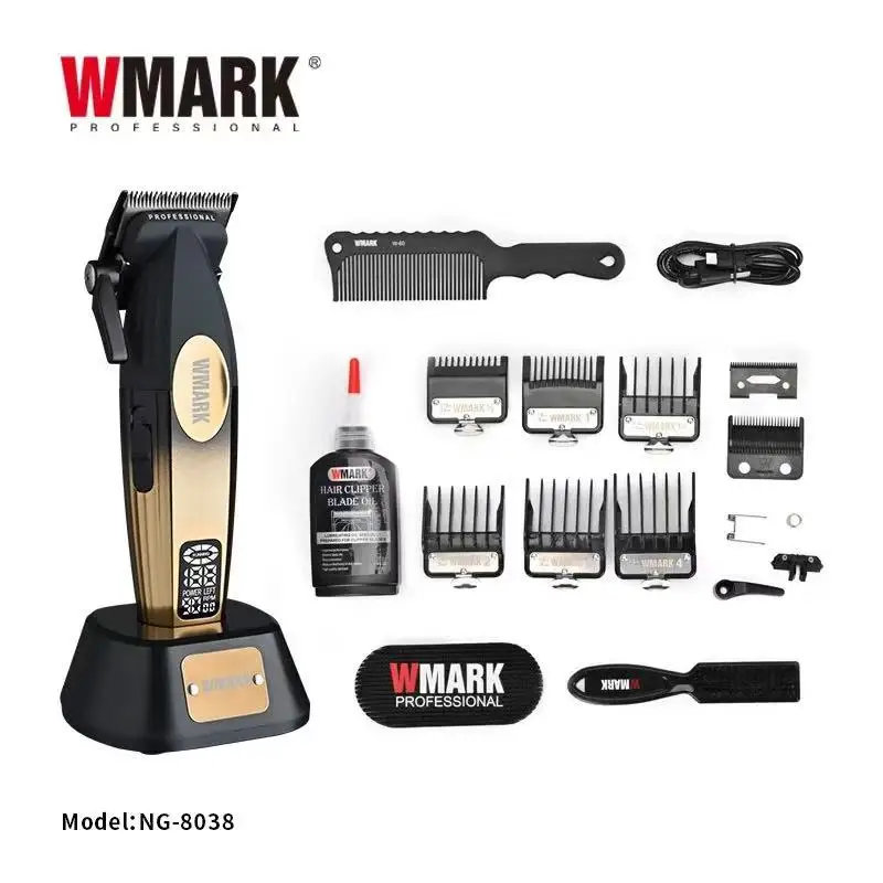 

WMARK Hair clipper NG-8038 Oil head sculpting electric clippers hot sale charging hair cutting salons