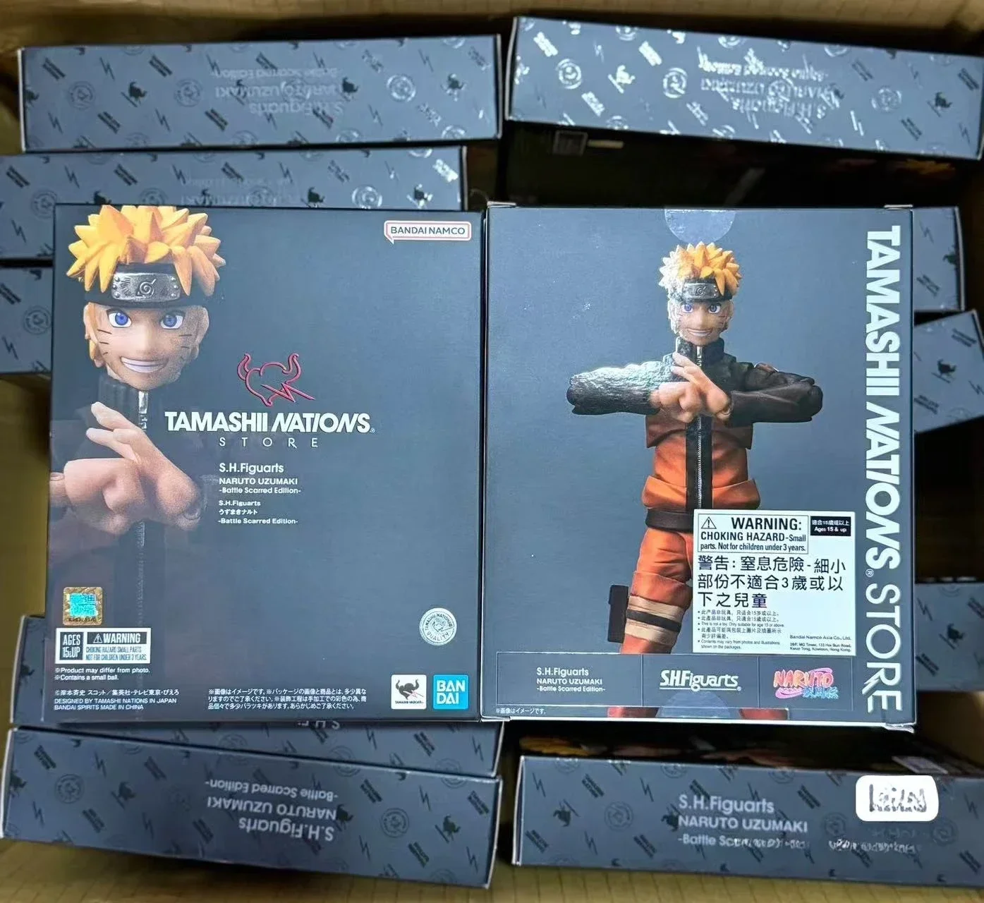 

In Stock Bandai SHF Uzumaki Naruto Battle Damage Edition TNT Limited Naruto Shin-Ship Can Be Used As A Moveable Doll