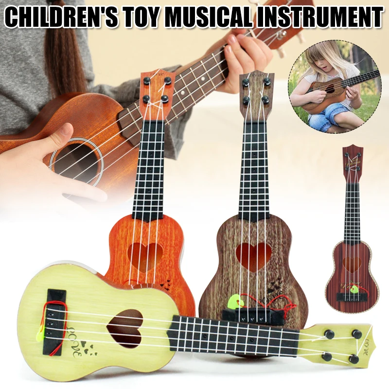 44cm Beginner Classical Ukulele Guitar Educational Musical Instrument Toy for Kids Early Education